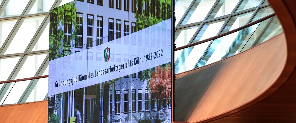 Bild Gründungsjubiläum des Landesarbeitsgerichts Köln
1982 – 2022